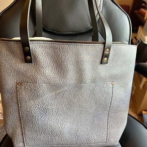 NEW Portland Leather Large Tote - Fog